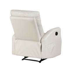 Heisley White Reclining Chair - Ornate Home