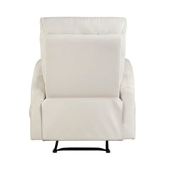 Heisley White Reclining Chair - Ornate Home
