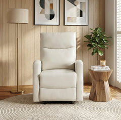 Heisley White Reclining Chair - Ornate Home