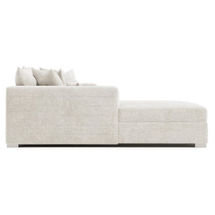 Helena Beige Sectional Metal Foot - Ornate Home