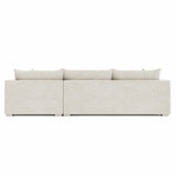 Helena Beige Sectional Metal Foot - Ornate Home