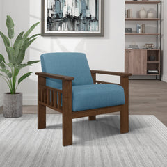 Helena Blue Accent Chair - Ornate Home