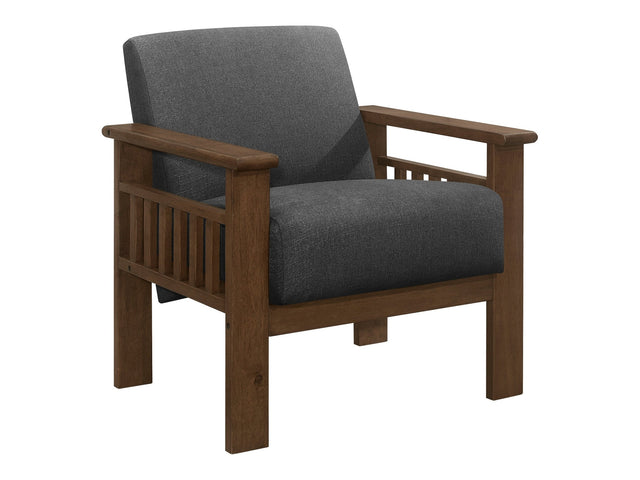 Helena Dark Gray Accent Chair - Ornate Home