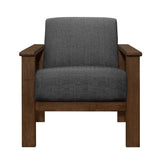 Helena Dark Gray Accent Chair - Ornate Home