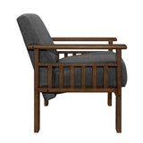 Helena Dark Gray Accent Chair - Ornate Home