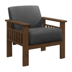 Helena Dark Gray Accent Chair - Ornate Home