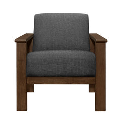 Helena Dark Gray Accent Chair - Ornate Home