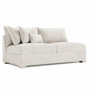 Helena Gold Armless Loveseat Metal Foot - Ornate Home