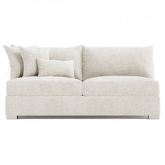 Helena Gold Armless Loveseat Metal Foot - Ornate Home