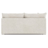Helena Gold Armless Loveseat Metal Foot - Ornate Home