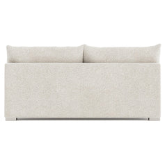 Helena Gold Armless Loveseat Without Pillows Metal Foot - Ornate Home