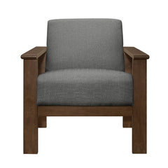 Helena Gray Accent Chair - Ornate Home