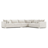Helena Ivory Sectional Metal Foot - Ornate Home
