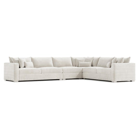 Helena Ivory Sectional Metal Foot - Ornate Home