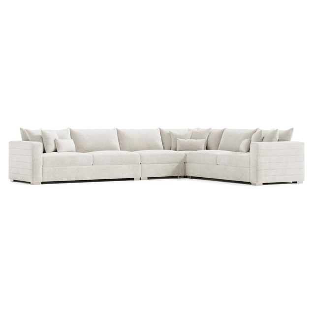 Helena Ivory Sectional Metal Foot - Ornate Home