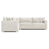 Helena Ivory Sectional Metal Foot - Ornate Home