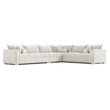 Helena Ivory Sectional Metal Foot - Ornate Home