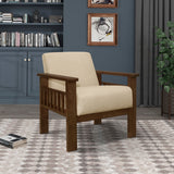 Helena Light Brown Accent Chair - Ornate Home