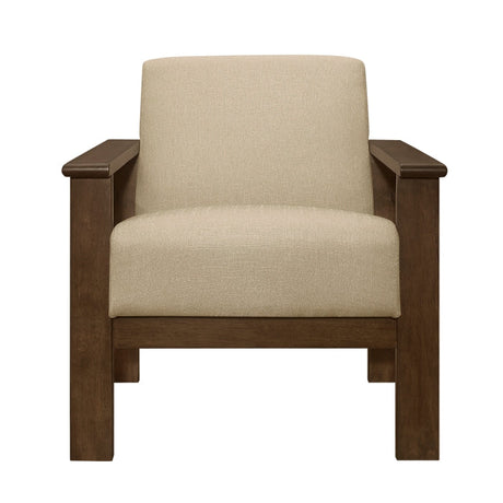 Helena Light Brown Accent Chair - Ornate Home