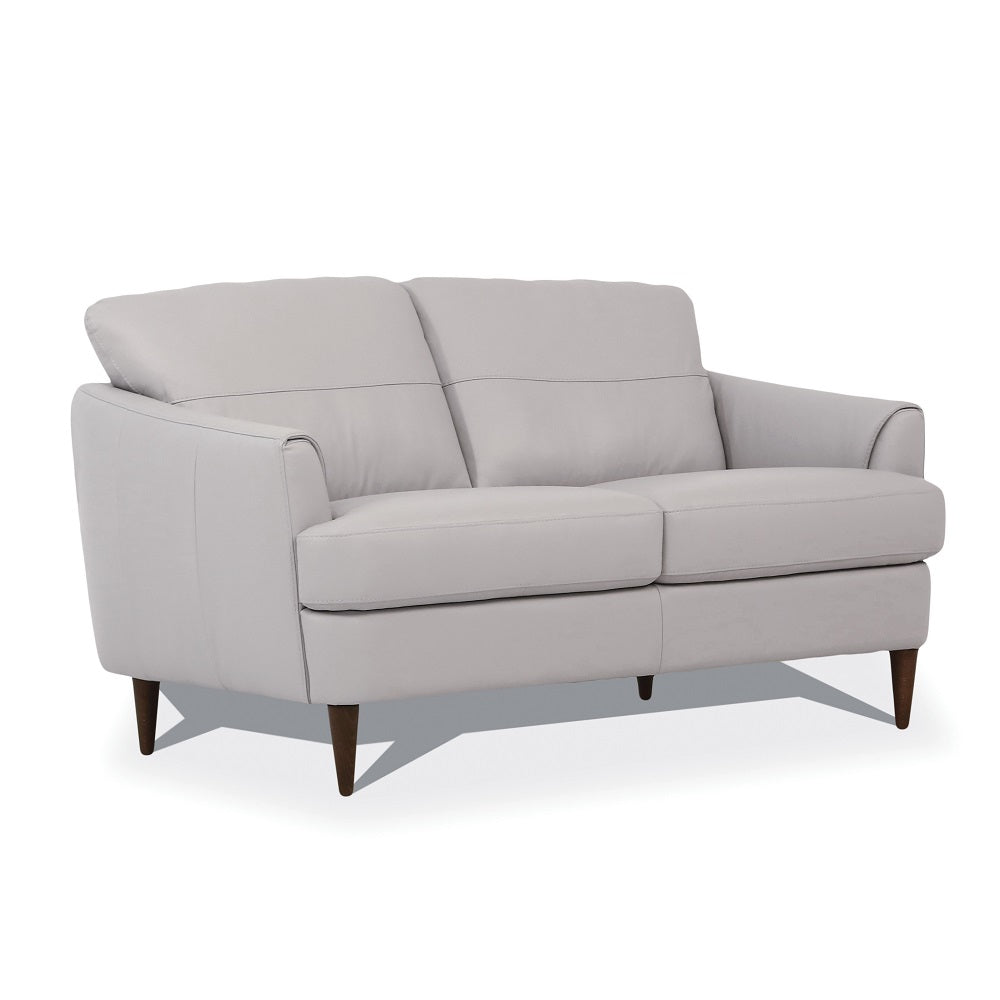 Helena Loveseat in Pearl Gray - Ornate Home