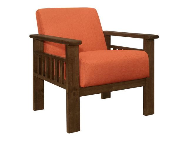Helena Orange Accent Chair - Ornate Home