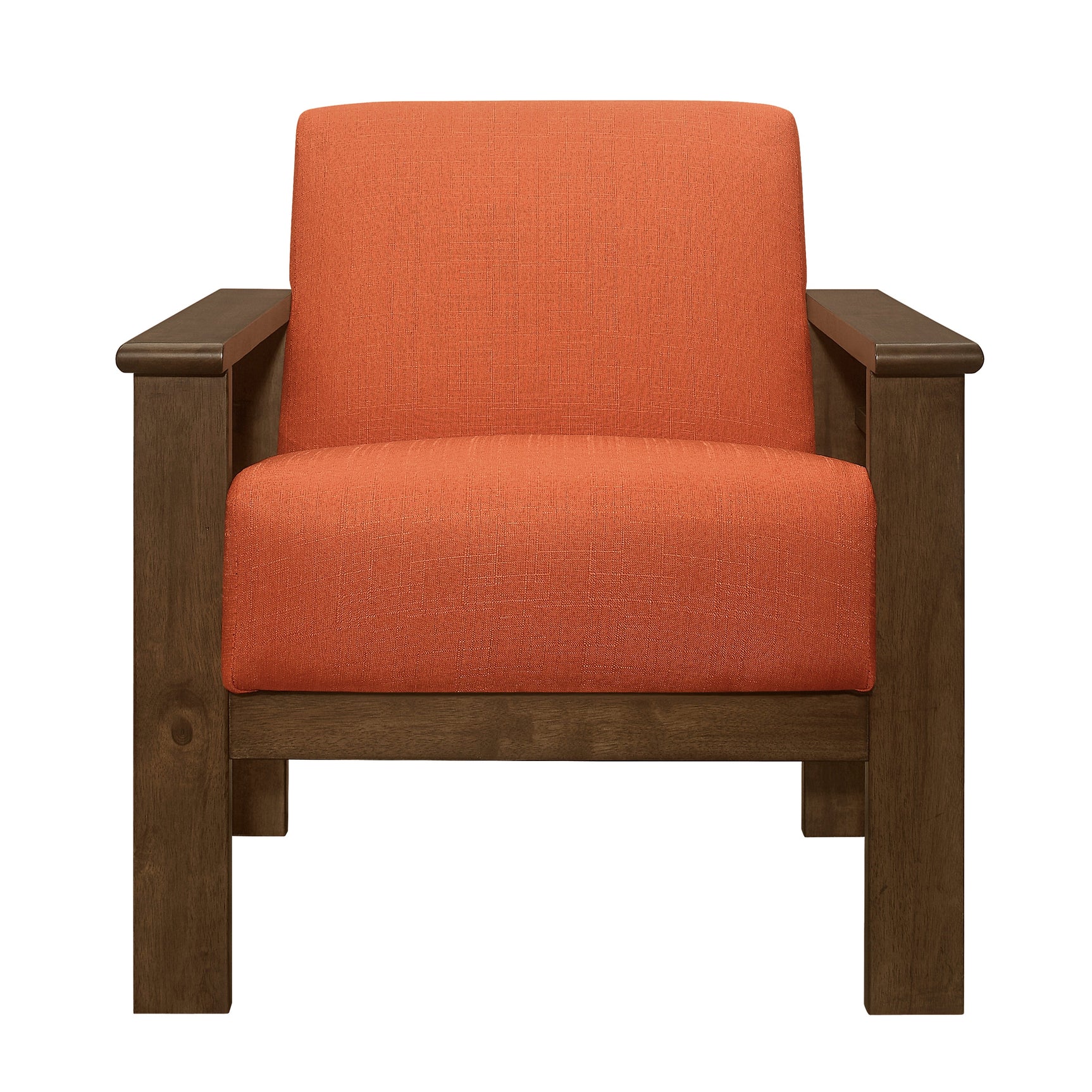 Helena Orange Accent Chair - Ornate Home