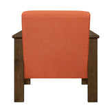 Helena Orange Accent Chair - Ornate Home