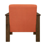 Helena Orange Accent Chair - Ornate Home