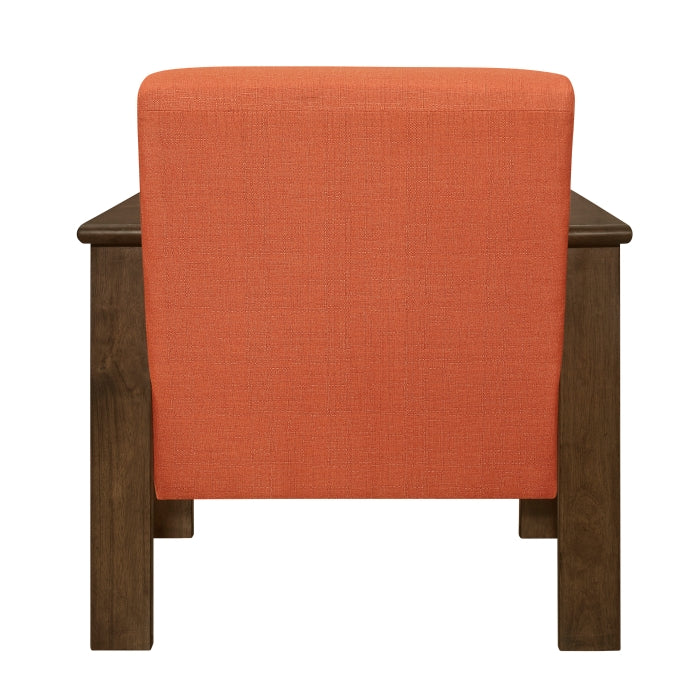 Helena Orange Accent Chair - Ornate Home