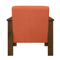 Helena Orange Accent Chair - Ornate Home