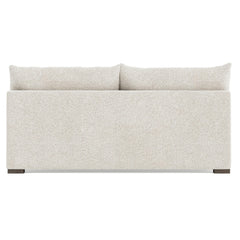 Helena Portobello Armless Loveseat Without Pillows Wood Foot - Ornate Home