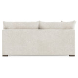 Helena Portobello Armless Loveseat Wood Foot - Ornate Home
