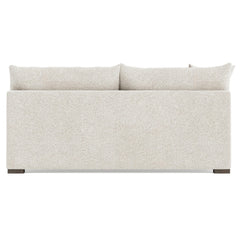 Helena Portobello Armless Loveseat Wood Foot - Ornate Home