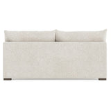 Helena Portobello Armless Loveseat Wood Foot - Ornate Home