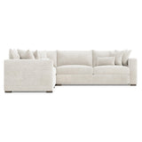 Helena Portobello Sectional Wood Foot - Ornate Home