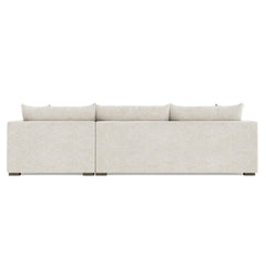 Helena Portobello Sectional Wood Foot - Ornate Home