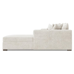 Helena Portobello Sectional Wood Foot - Ornate Home