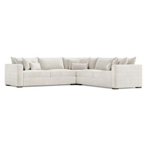 Helena Portobello Sectional Wood Foot - Ornate Home