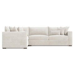 Helena Portobello Sectional Wood Foot - Ornate Home