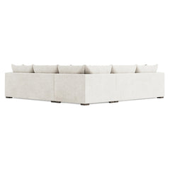 Helena Portobello Sectional Wood Foot - Ornate Home