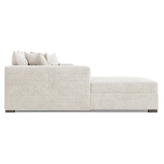 Helena Portobello Sectional Wood Foot - Ornate Home