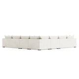 Helena Portobello Sectional Wood Foot - Ornate Home