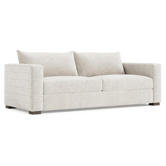 Helena Portobello Sofa Without Pillows Wood Foot - Ornate Home