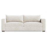 Helena Portobello Sofa Without Pillows Wood Foot - Ornate Home