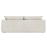 Helena White/Cream Fabric Sofa Metal Foot - Ornate Home