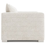 Helena White/Cream Fabric Sofa Metal Foot - Ornate Home