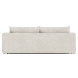 Helena White/Cream Fabric Sofa Metal Foot - Ornate Home