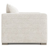 Helena White/Cream Fabric Sofa Wood Foot - Ornate Home