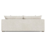 Helena White/Cream Fabric Sofa Wood Foot - Ornate Home