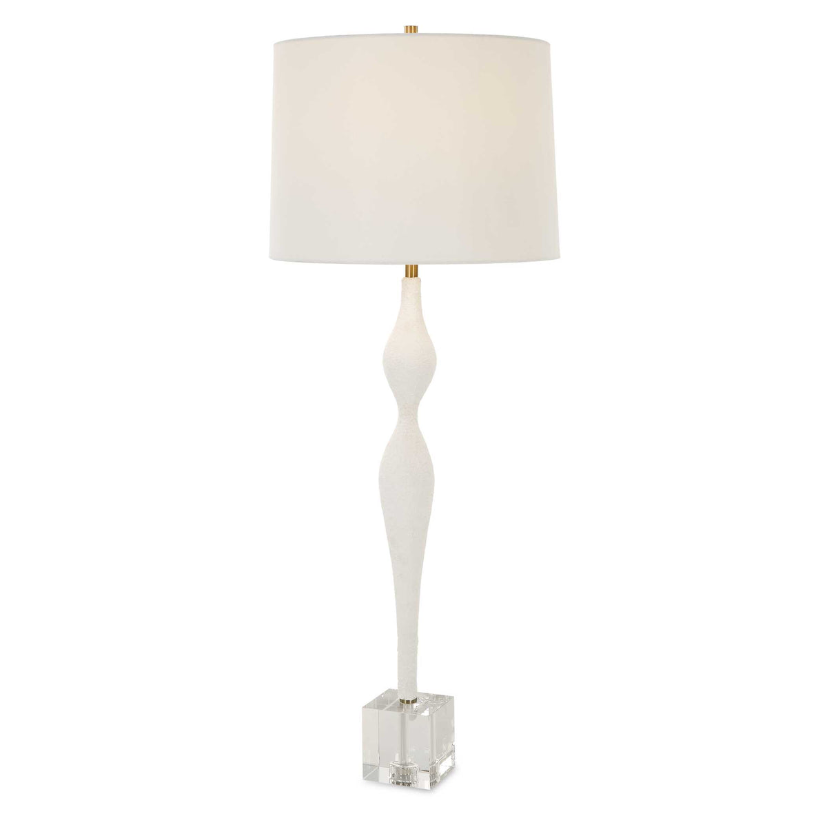 Helena White Slender Table Lamp - Ornate Home